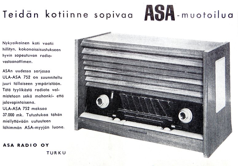 ASA 752 Kaunis koti nro:6 / 1958 (Juhani MÃ¤ki-Teppo)